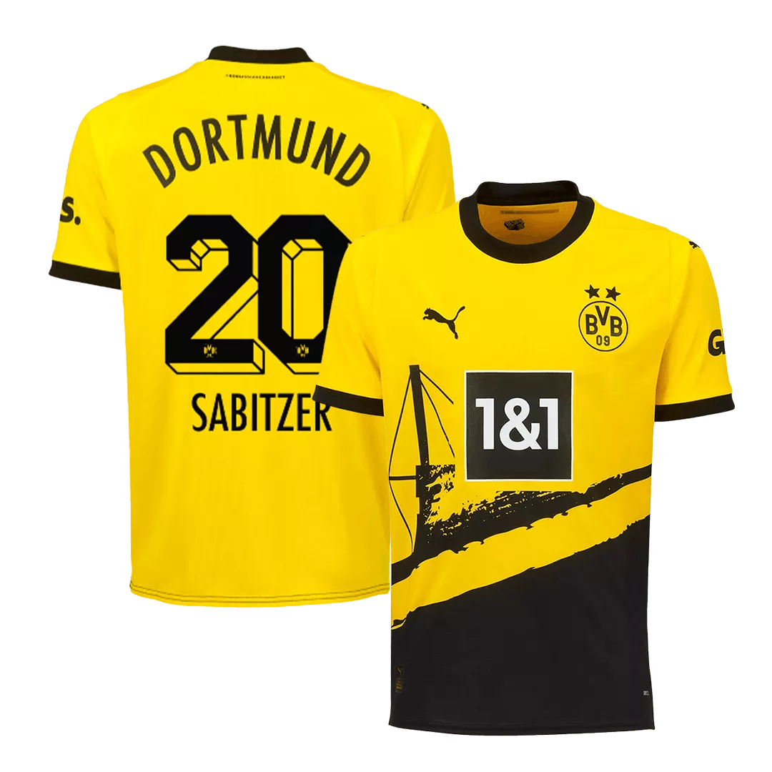 SABITZER #20 Borussia Dortmund Football Shirt Home 2023/24