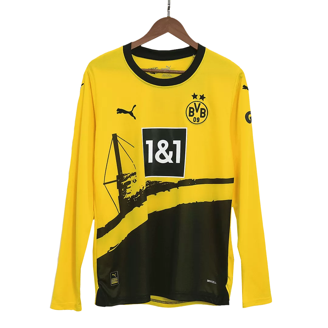 Borussia Dortmund Long Sleeve Football Shirt Home 2023/24