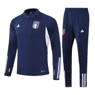 Italy Zipper Sweatshirt Kit(Top+Pants) 2023 - bestfootballkits