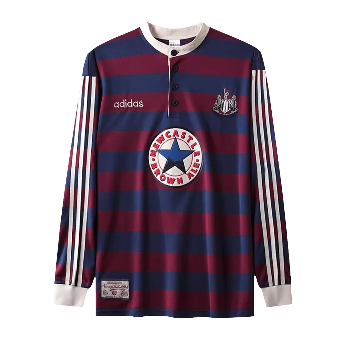 Newcastle United Classic Football Shirt Away Long Sleeve 1995/96
