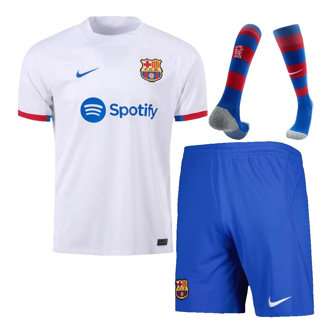 Barcelona Football Kit (Shirt+Shorts+Socks) Away 2023/24