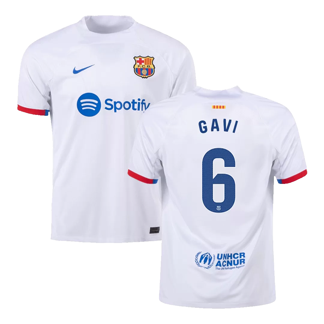 GAVI #6 Barcelona Football Shirt Away 2023/24