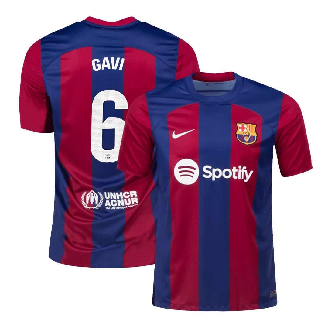 GAVI #6 Barcelona Football Shirt Home 2023/24