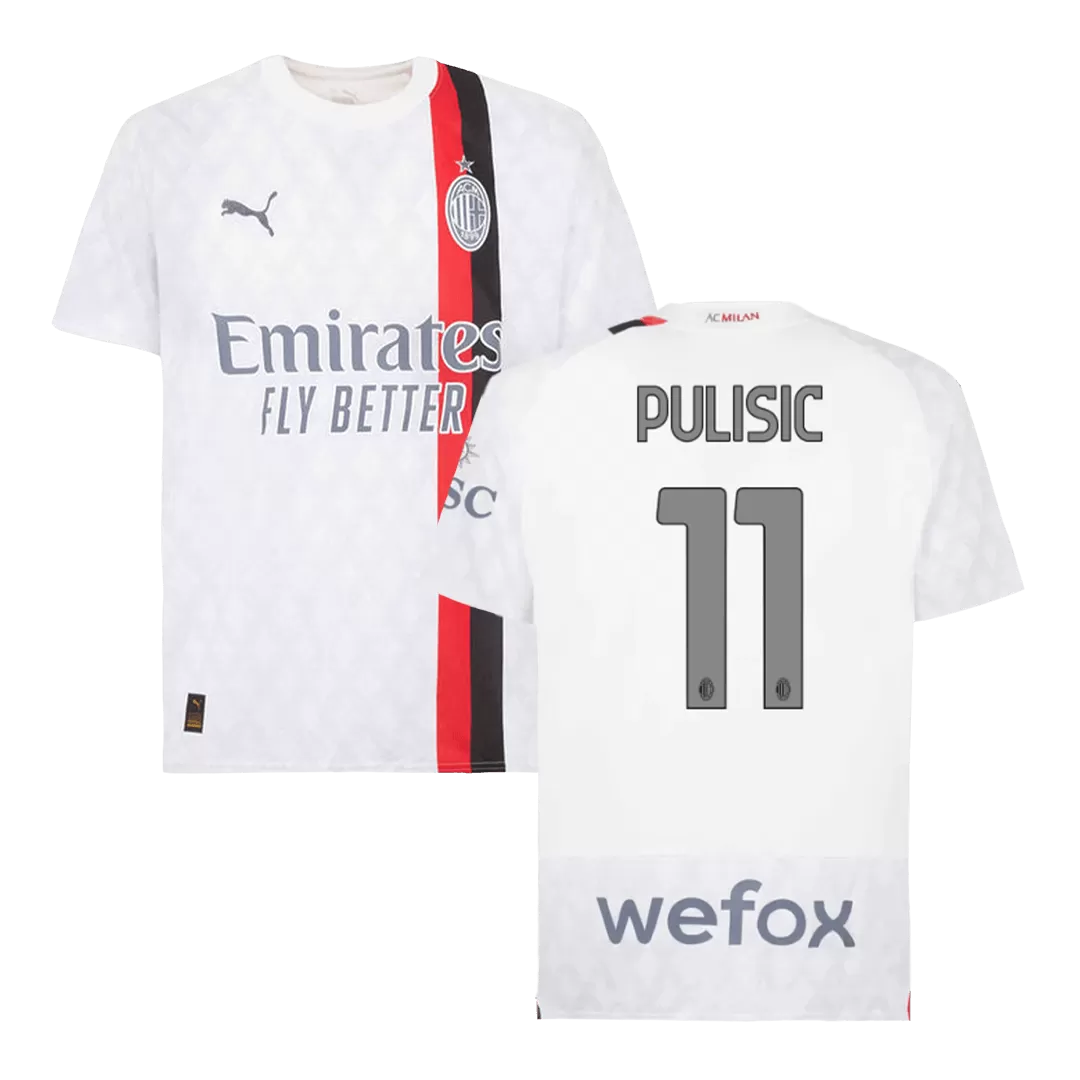 PULISIC #11 AC Milan Football Shirt Away 2023/24