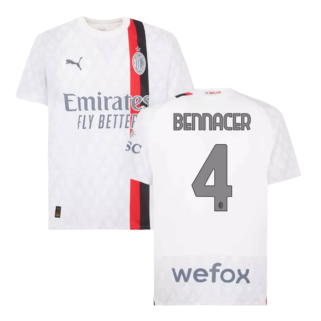 BENNACER #4 AC Milan Football Shirt Away 2023/24