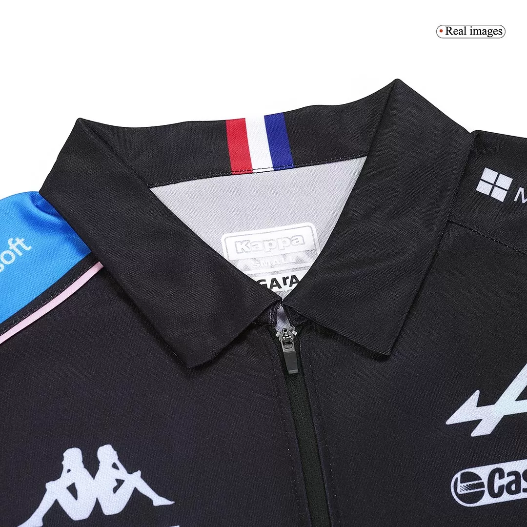 BWT Alpine F1 Team Polo Shirt Black 2023 - bestfootballkits