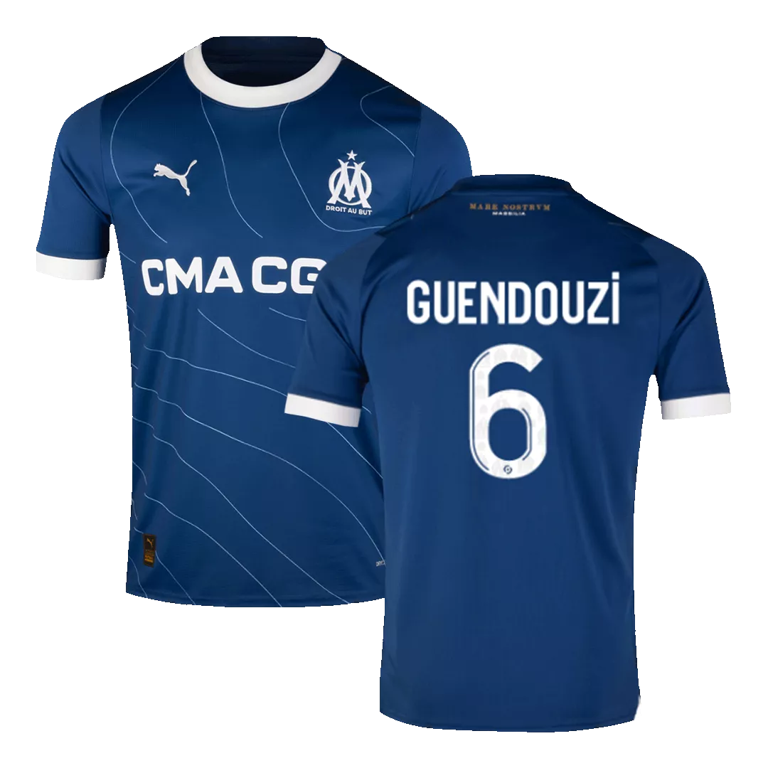 GUENDOUZI #6 Marseille Football Shirt Away 2023/24