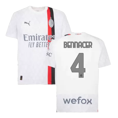 BENNACER #4 AC Milan Football Shirt Away 2023/24 - bestfootballkits