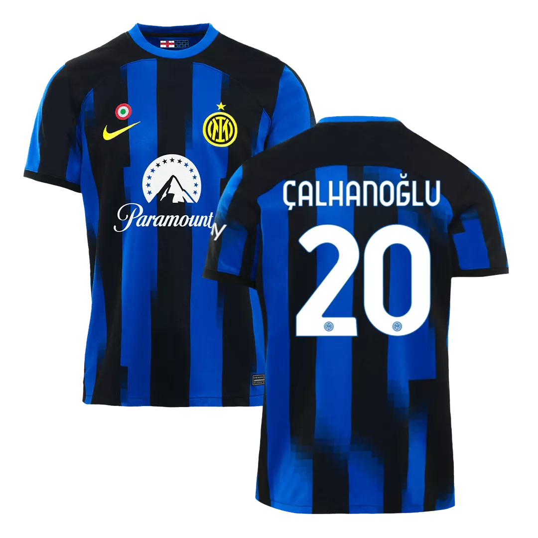 ÇALHANOĞLU #20 Inter Milan Football Shirt Home 2023/24