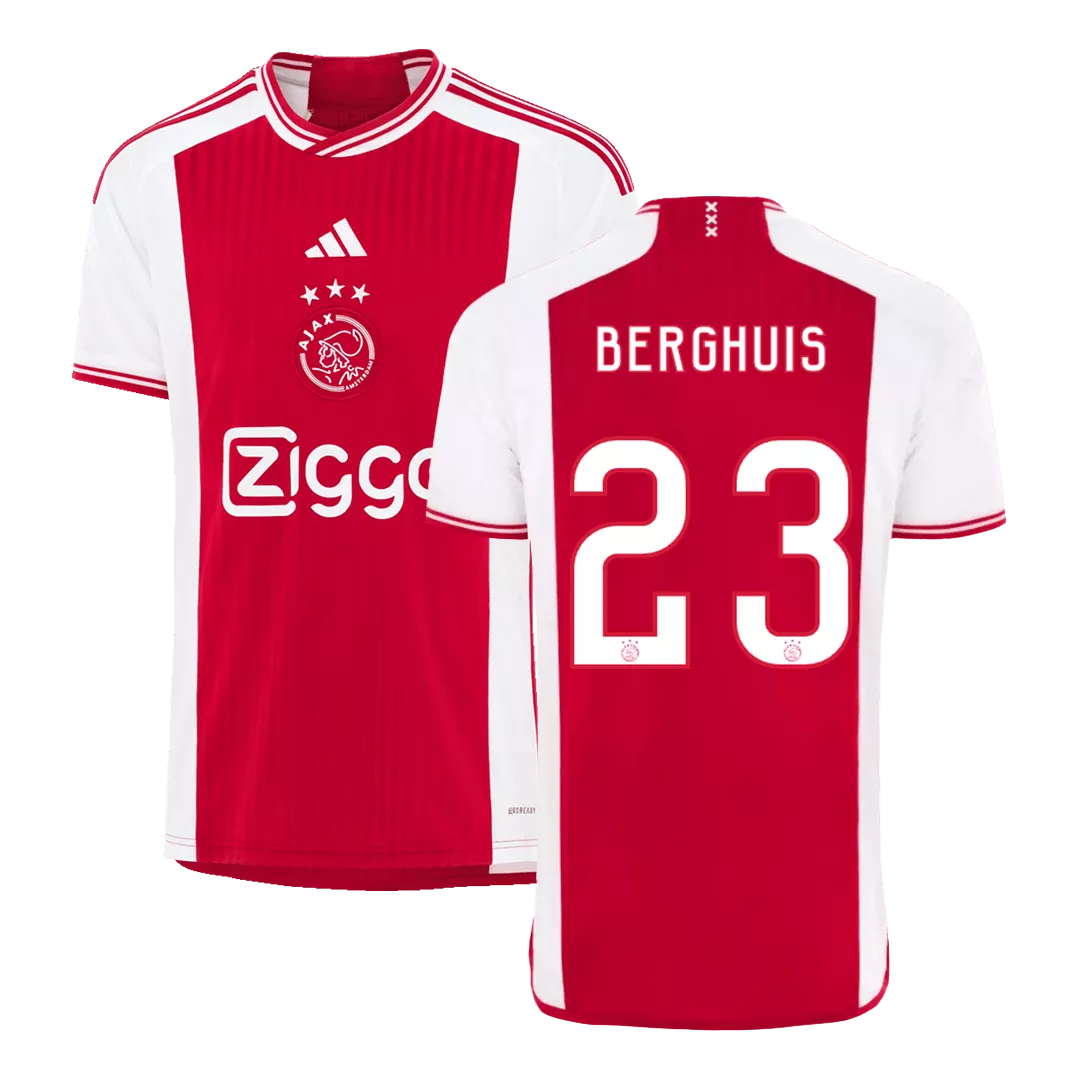 BERGHUIS #23 Ajax Football Shirt Home 2023/24