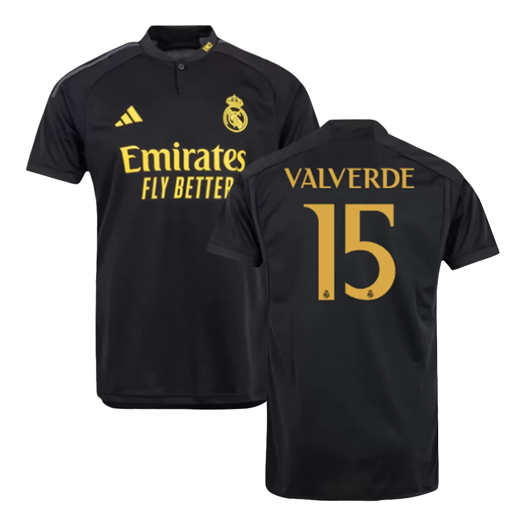 VALVERDE #15 Real Madrid Football Shirt Third Away 2023/24