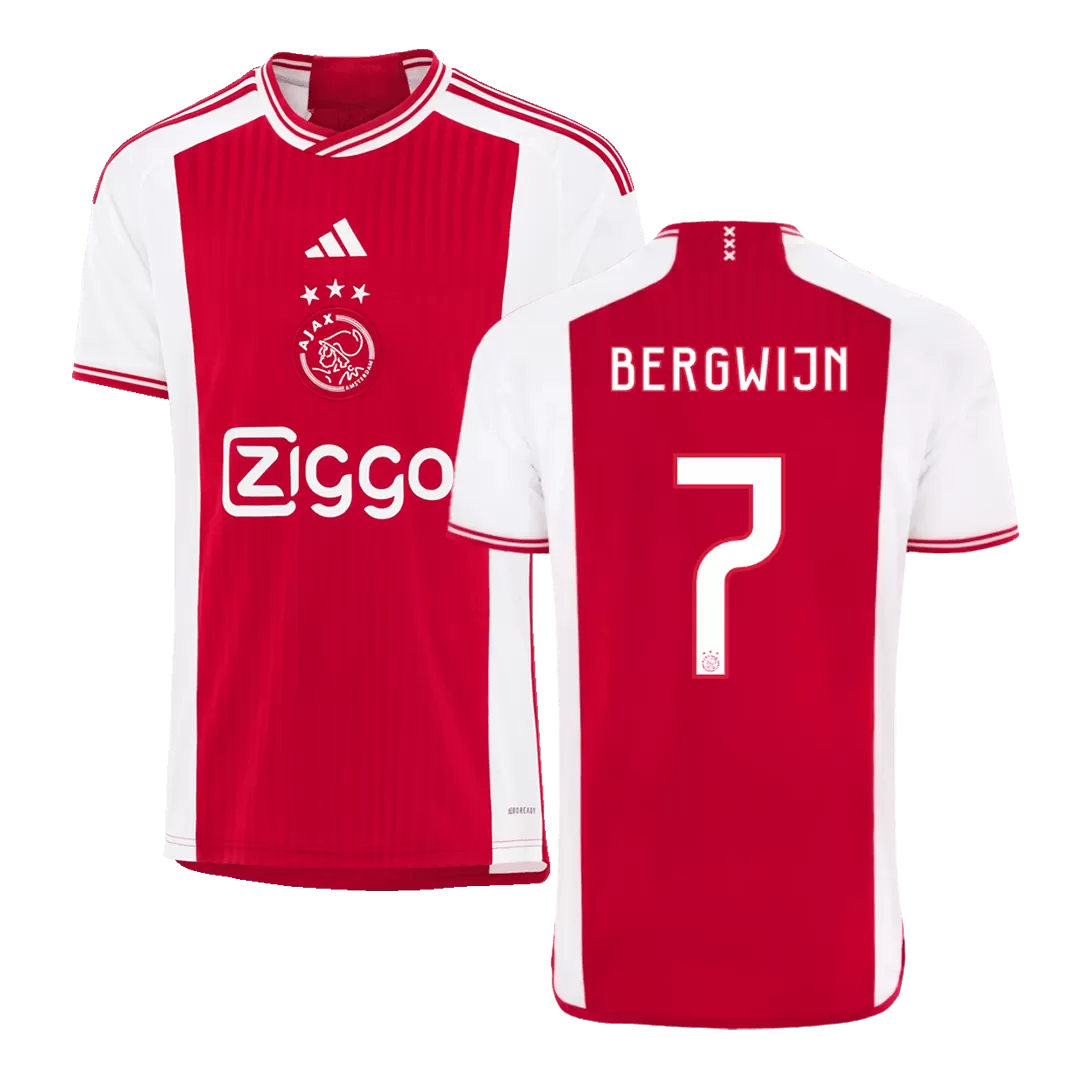 BERGWIJN #7 Ajax Football Shirt Home 2023/24