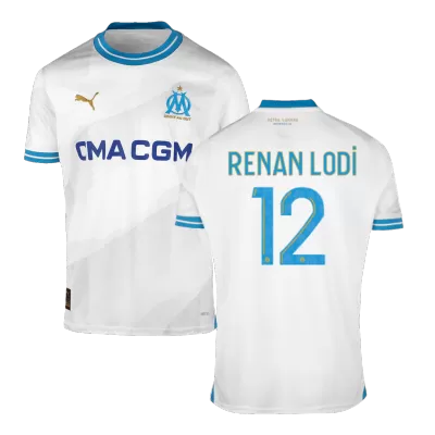 RENAN LODI #12 Marseille Football Shirt Home 2023/24 - bestfootballkits