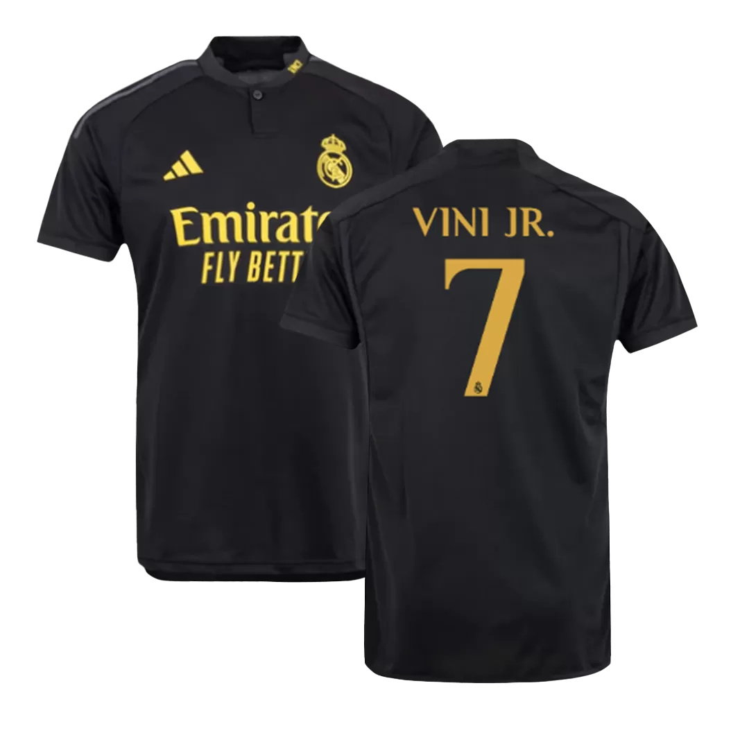 VINI JR. #7 Real Madrid Football Shirt Third Away 2023/24