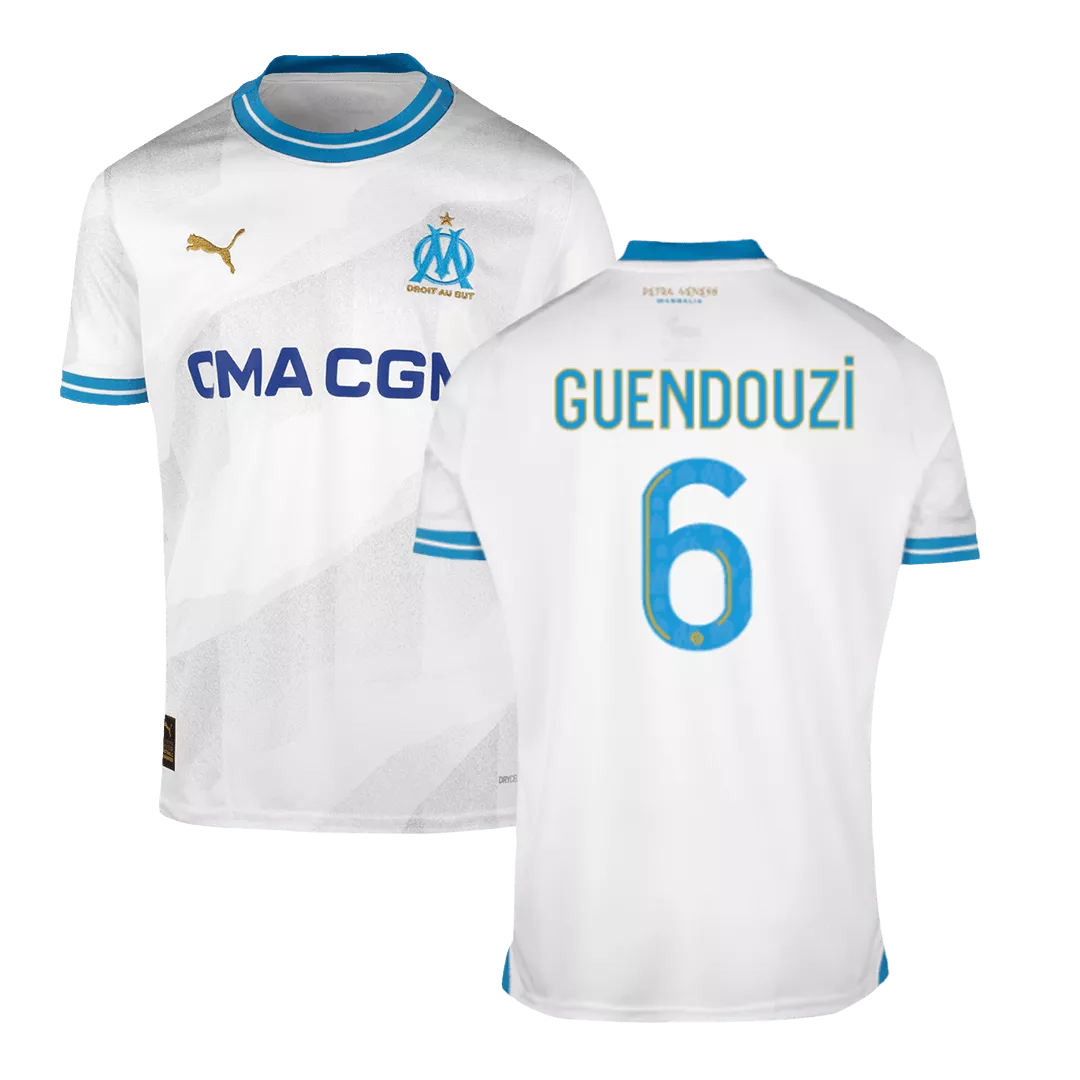 GUENDOUZI #6 Marseille Football Shirt Home 2023/24