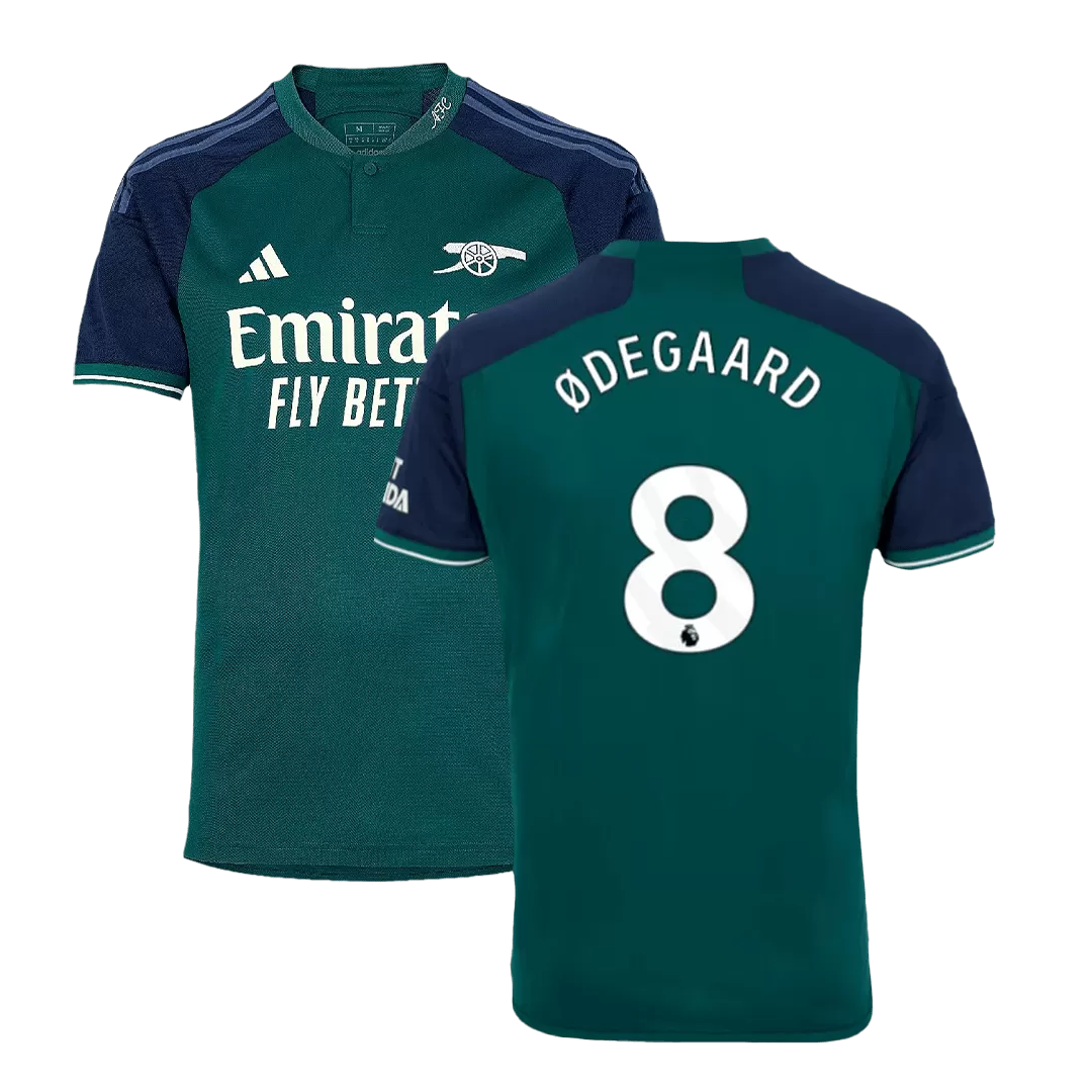 ØDEGAARD #8 Arsenal Football Shirt Third Away 2023/24