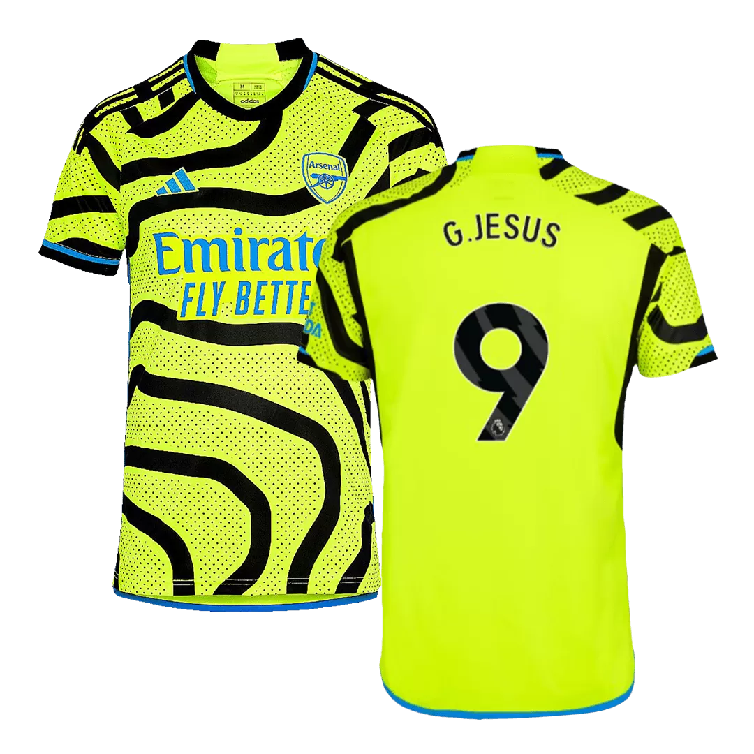 G.JESUS #9 Arsenal Football Shirt Away 2023/24