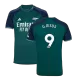 G.JESUS #9 Arsenal Football Shirt Third Away 2023/24 - bestfootballkits