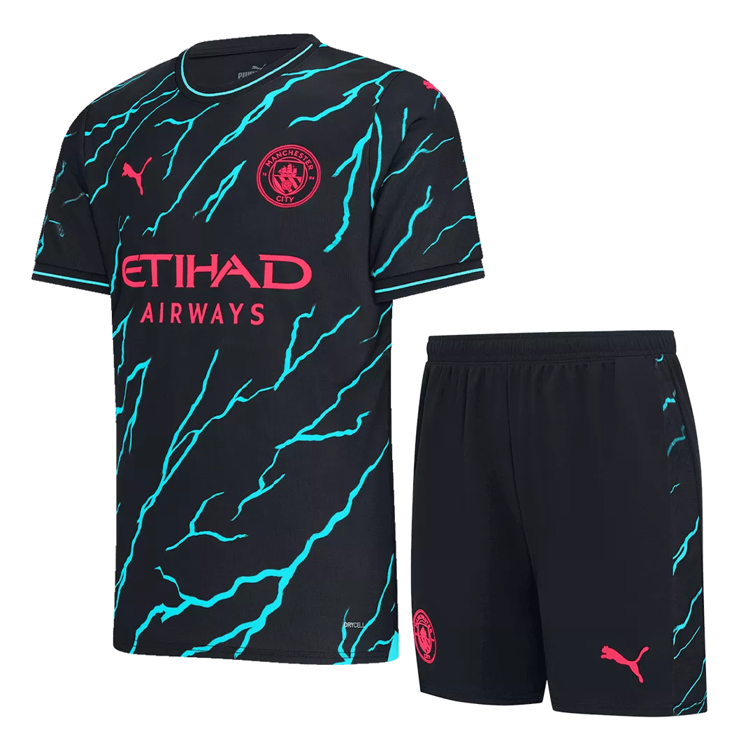 Manchester City Football Kit (Shirt+Shorts) Third Away 2023/24