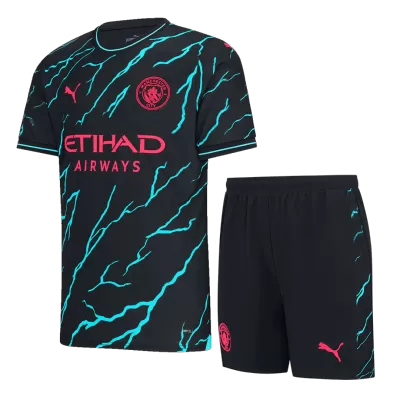 Manchester City Football Kit (Shirt+Shorts) Third Away 2023/24 - bestfootballkits