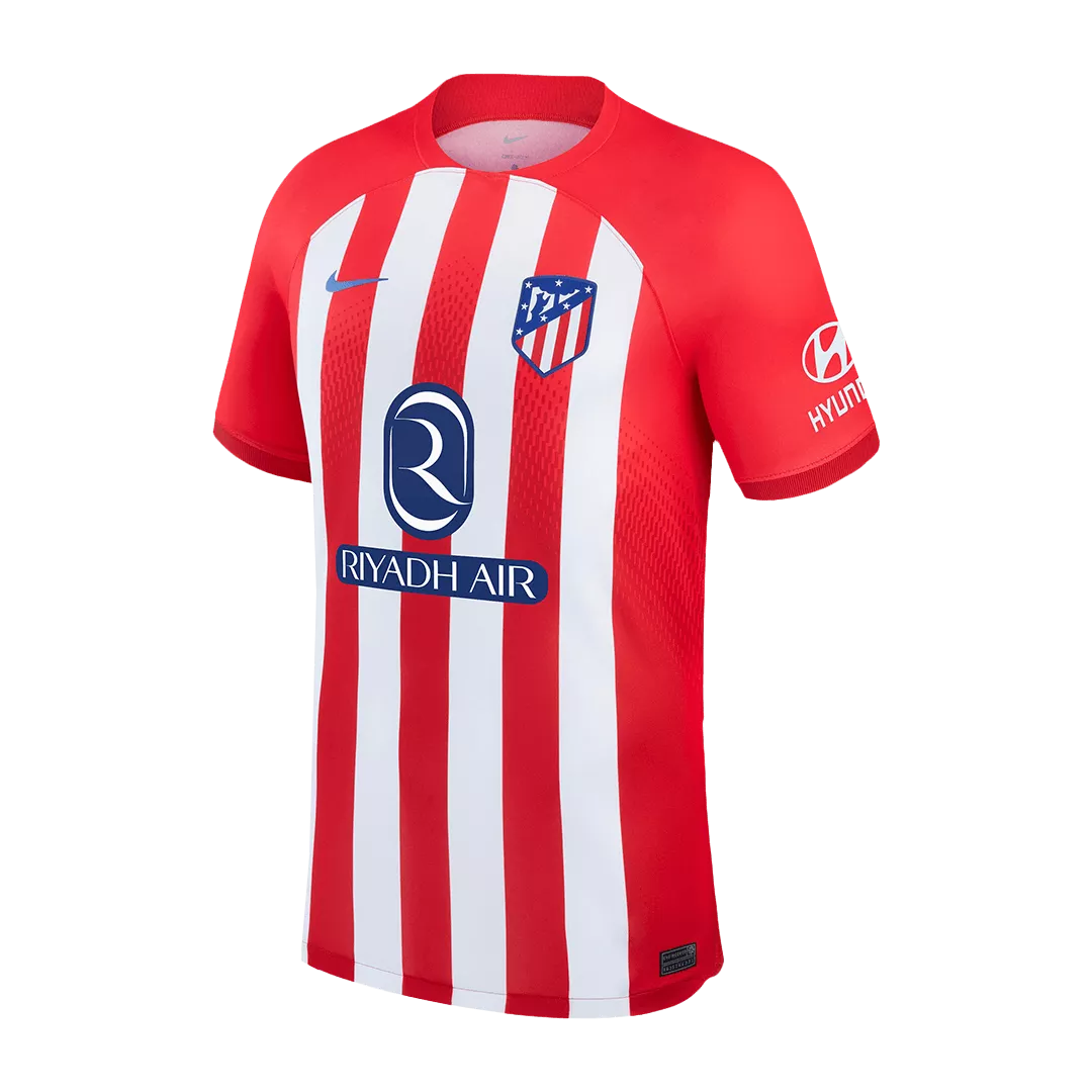 Authentic GRIEZMANN #7 Atletico Madrid Football Shirt Home 2023/24 - bestfootballkits