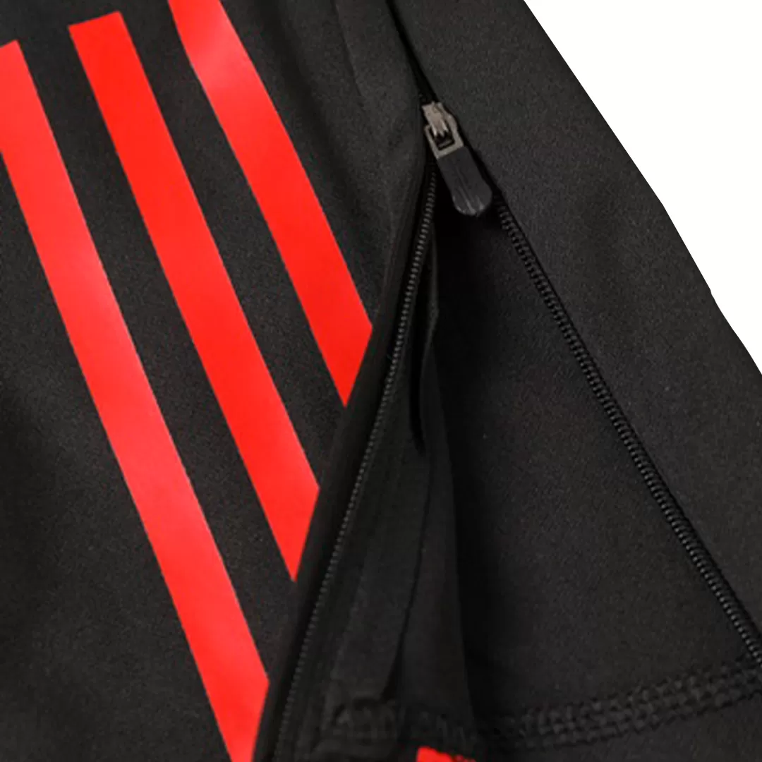 Kid's Manchester United Zipper Sweatshirt Kit(Top+Pants) 2023/24 - bestfootballkits