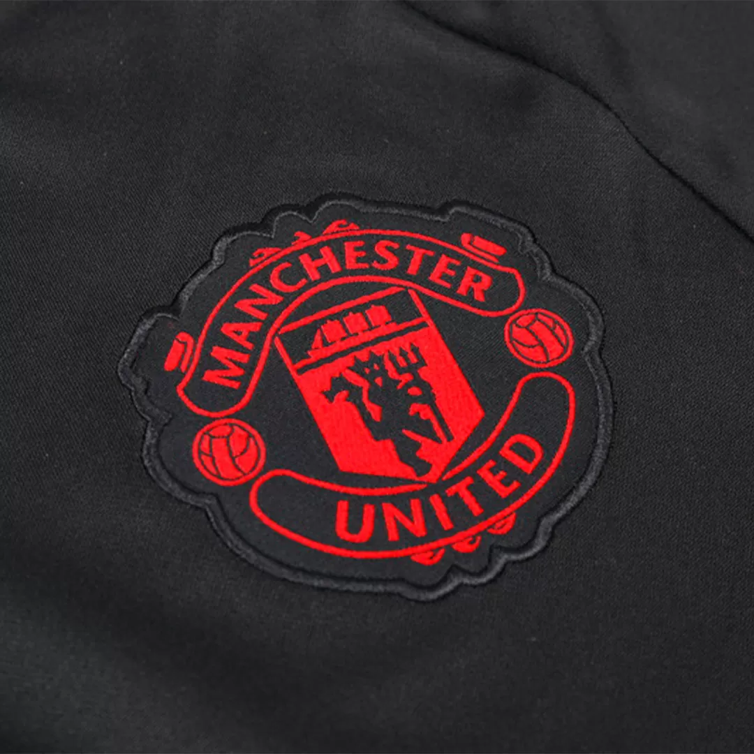 Kid's Manchester United Zipper Sweatshirt Kit(Top+Pants) 2023/24 - bestfootballkits