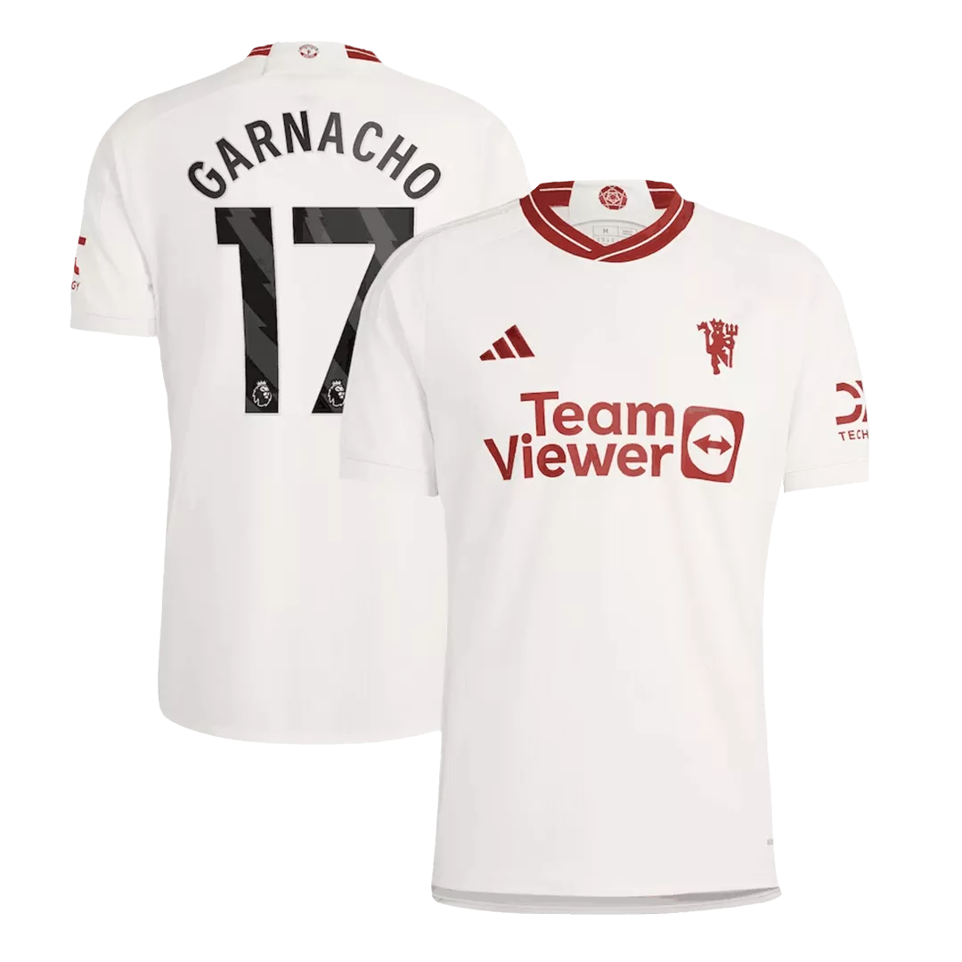 GARNACHO #17 Manchester United Football Shirt Third Away 2023/24