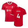 VIRGIL #4 Liverpool Football Shirt Home 2023/24 - bestfootballkits