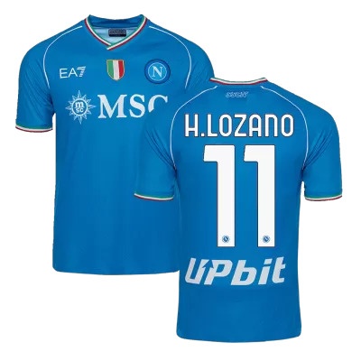 H.LOZANO #11 Napoli Football Shirt Home 2023/24 - bestfootballkits