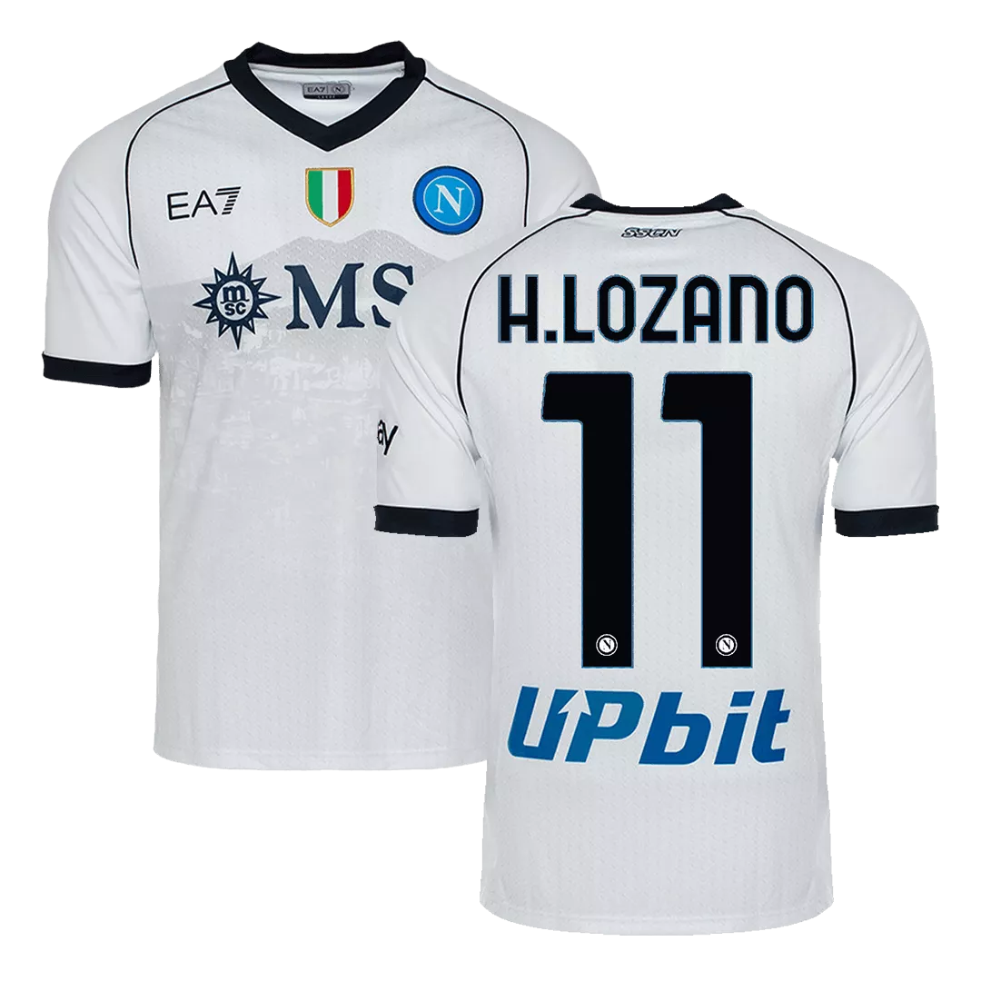 Authentic H.LOZANO #11 Napoli Football Shirt Away 2023/24