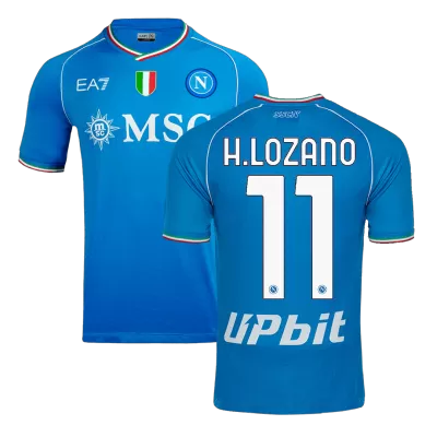 Authentic H.LOZANO #11 Napoli Football Shirt Home 2023/24 - bestfootballkits