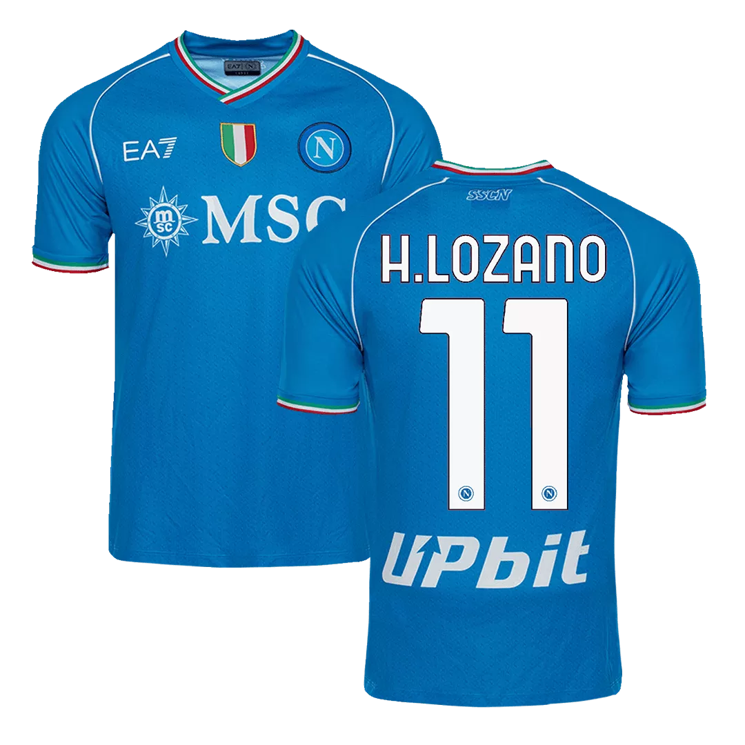 H.LOZANO #11 Napoli Football Shirt Home 2023/24