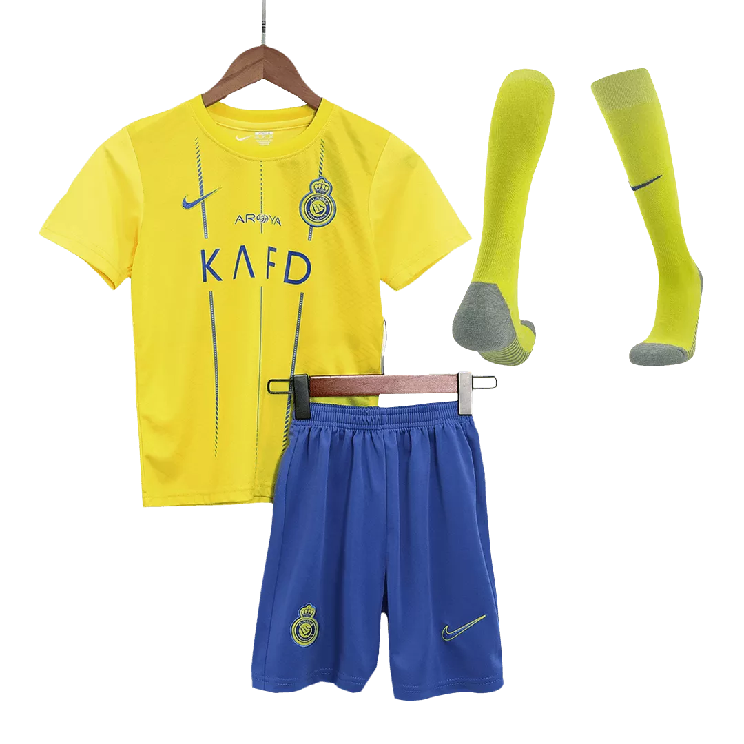 Al Nassr Football Mini Kit (Shirt+Shorts+Socks) Home 2023/24
