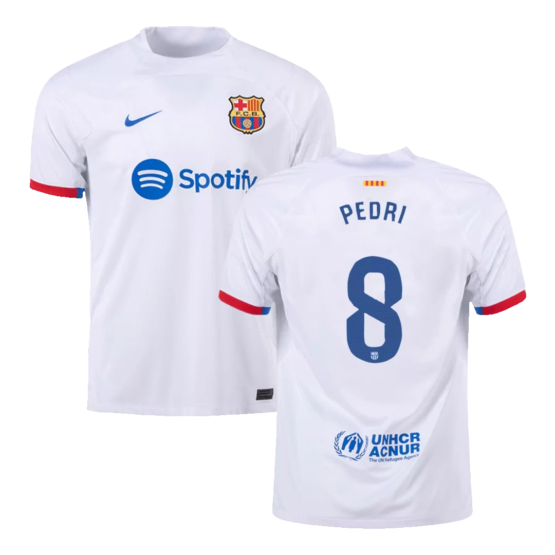 PEDRI #8 Barcelona Football Shirt Away 2023/24