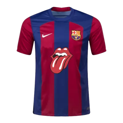 Barcelona x Rolling Stones Football Shirt Home 2023/24 - bestfootballkits