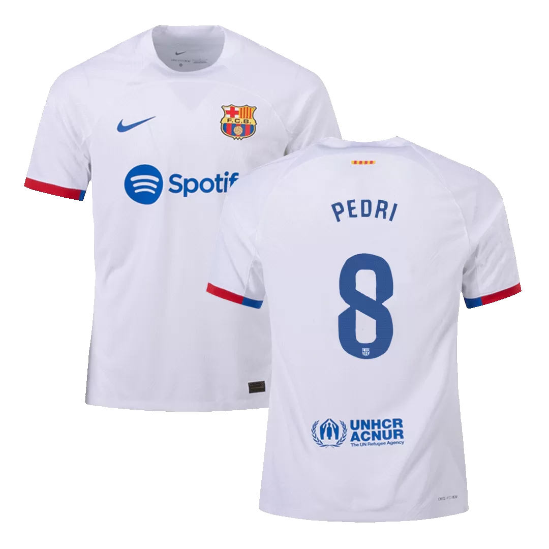Authentic PEDRI #8 Barcelona Football Shirt Away 2023/24