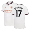 DE BRUYNE #17 Manchester City Football Shirt Away 2023/24 - bestfootballkits