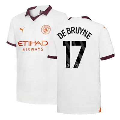 DE BRUYNE #17 Manchester City Football Shirt Away 2023/24 - bestfootballkits