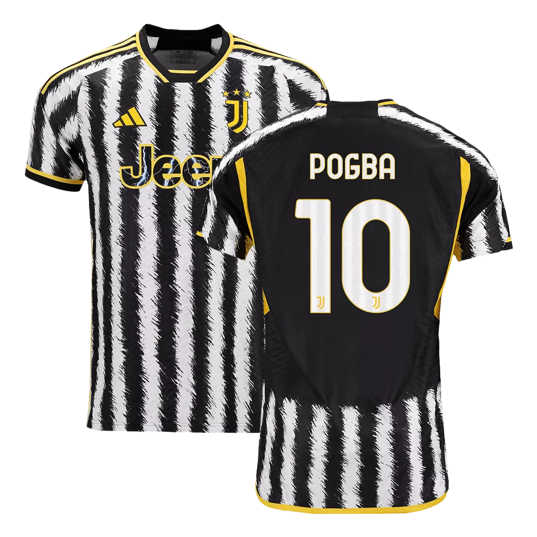Authentic POGBA #10 Juventus Football Shirt Home 2023/24