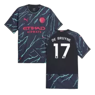 Authentic DE BRUYNE #17 Manchester City Football Shirt Third Away 2023/24 - bestfootballkits