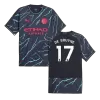 Authentic DE BRUYNE #17 Manchester City Football Shirt Third Away 2023/24 - bestfootballkits