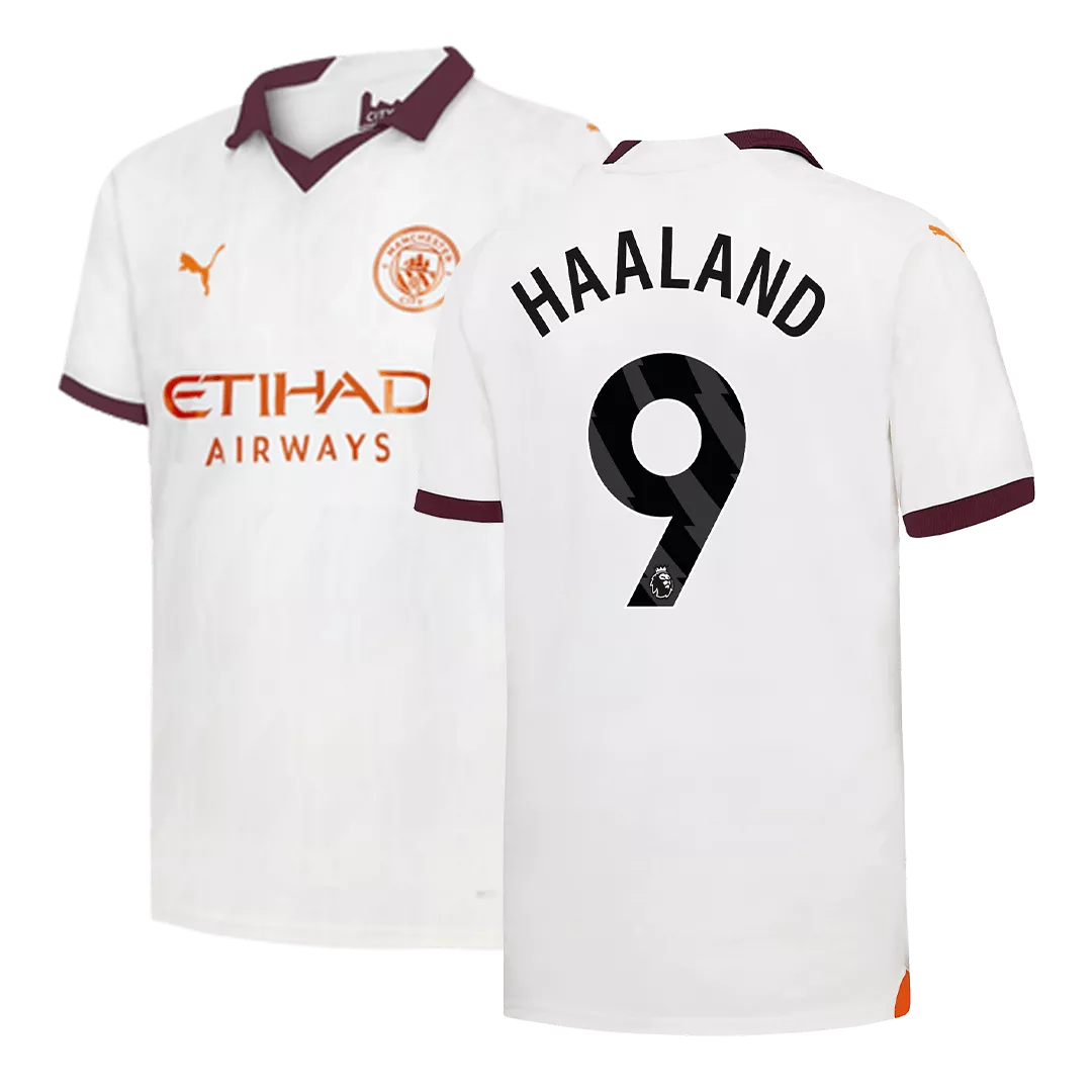 HAALAND #9 Manchester City Football Shirt Away 2023/24