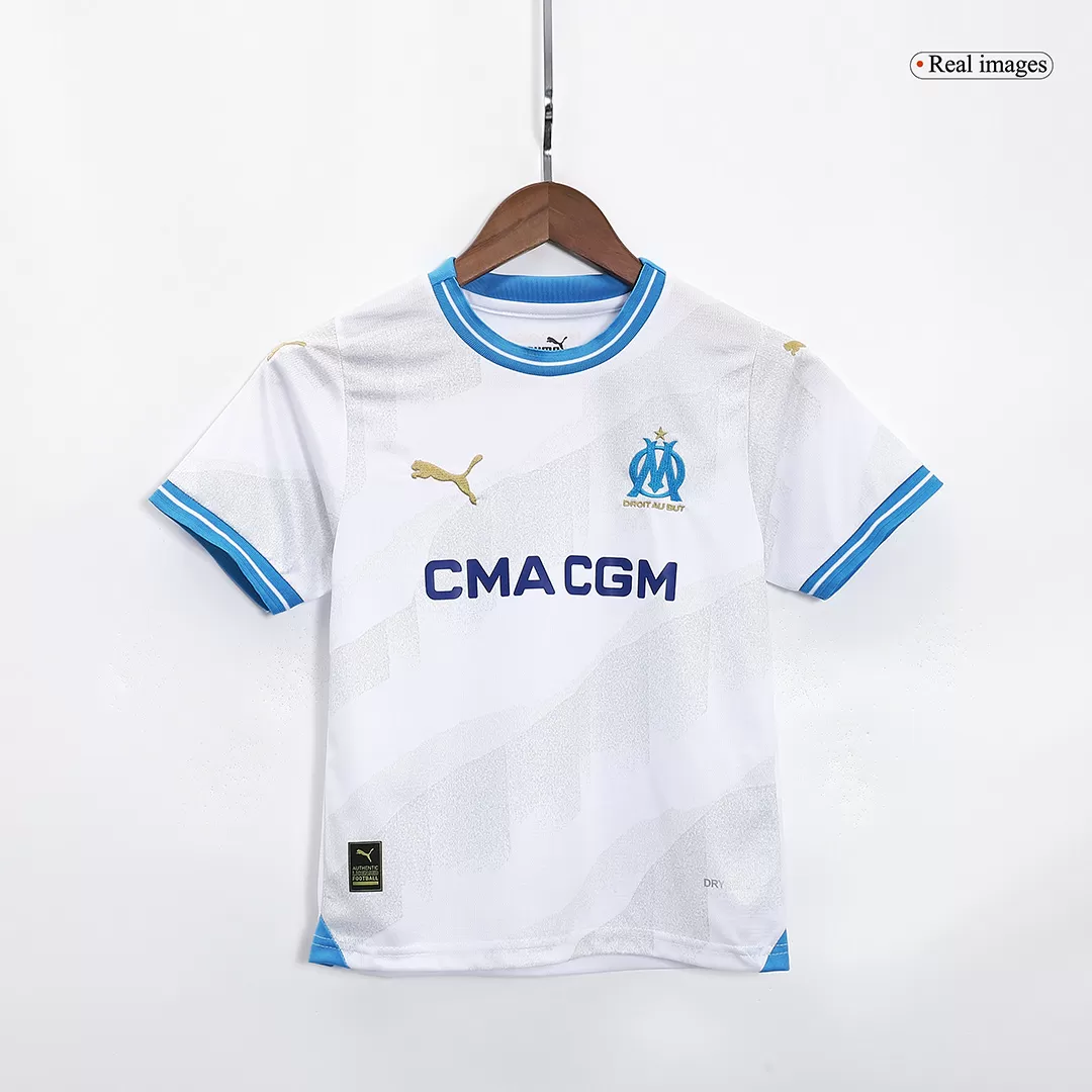 Marseille Football Mini Kit (Shirt+Shorts) Home 2023/24 - bestfootballkits