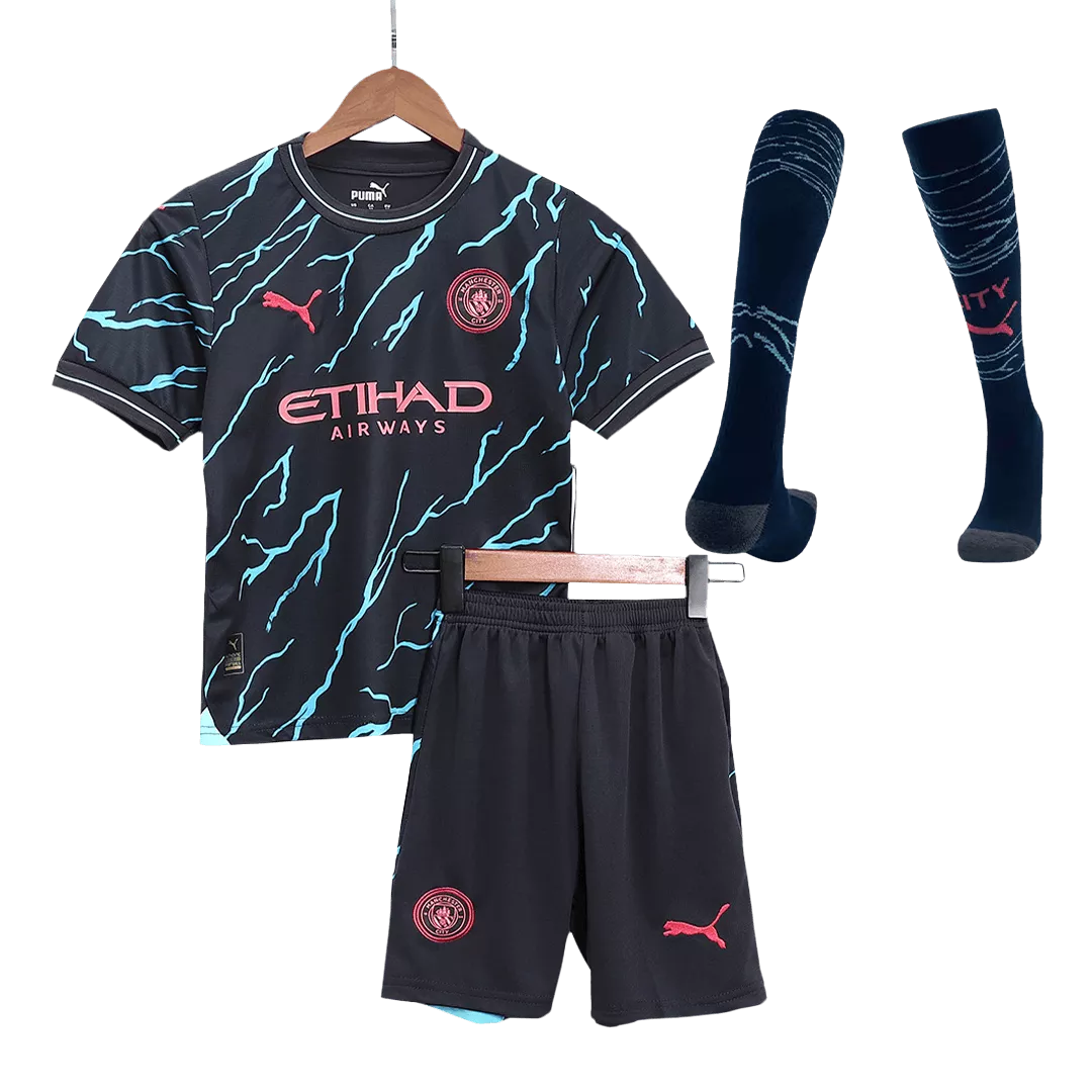 Manchester City Football Mini Kit (Shirt+Shorts+Socks) Third Away 2023/24