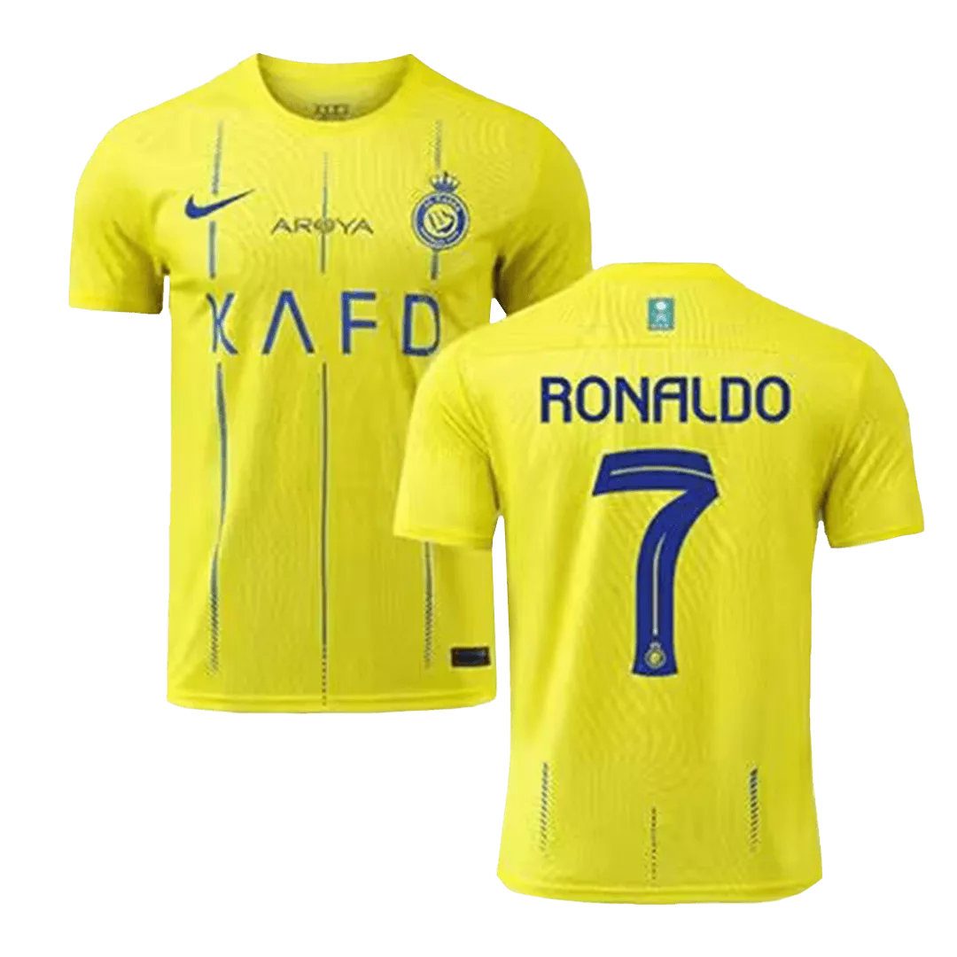 Authentic RONALDO #7 Al Nassr Football Shirt Home 2023/24