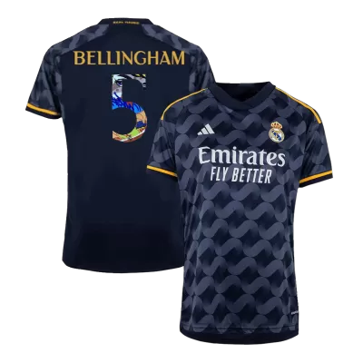 BELLINGHAM #5 Real Madrid Football Shirt Away 2023/24 - Sen2 Font - bestfootballkits