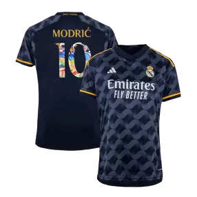 MODRIĆ #10 Real Madrid Football Shirt Away 2023/24 - Sen2 Font - bestfootballkits