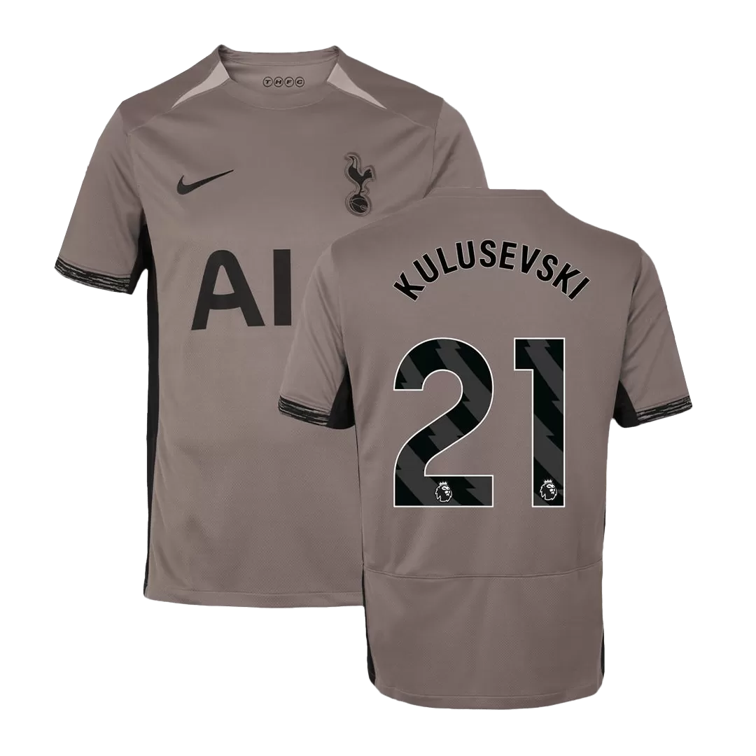 KULUSEVSKI #21 Tottenham Hotspur Football Shirt Third Away 2023/24