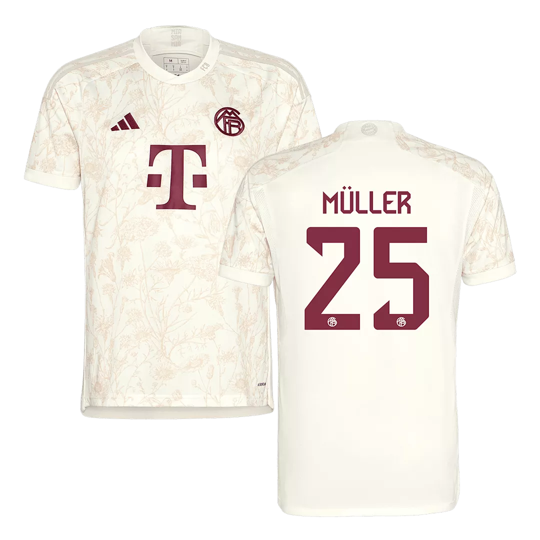 MÜLLER #25 Bayern Munich Football Shirt Third Away 2023/24